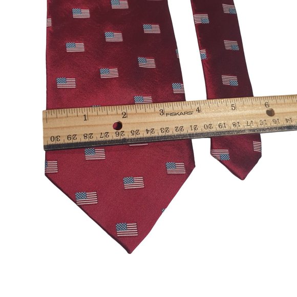 Tango by Max Raab Mens Necktie Patriotic Flag Accessory Office Work Dad Gift - Picture 3 of 5